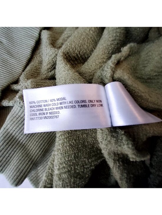 Universal Thread Womens Sage Green Pullover Sweatshirt Cotton Modal Blend Size L - Picture 11 of 12